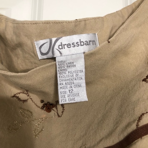 Dress Barn Lined Skirt - Size 12 - Picture 3 of 3